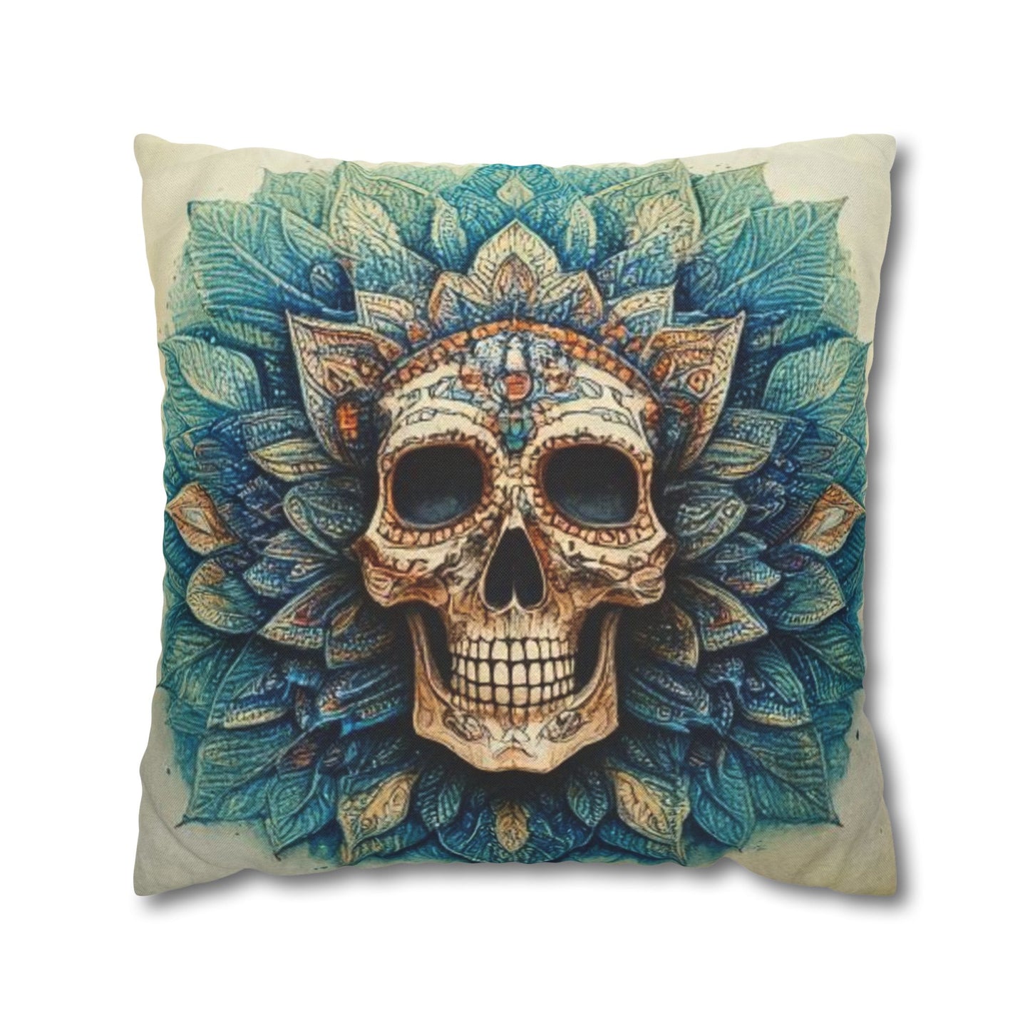 Spun Polyester Square Pillowcase