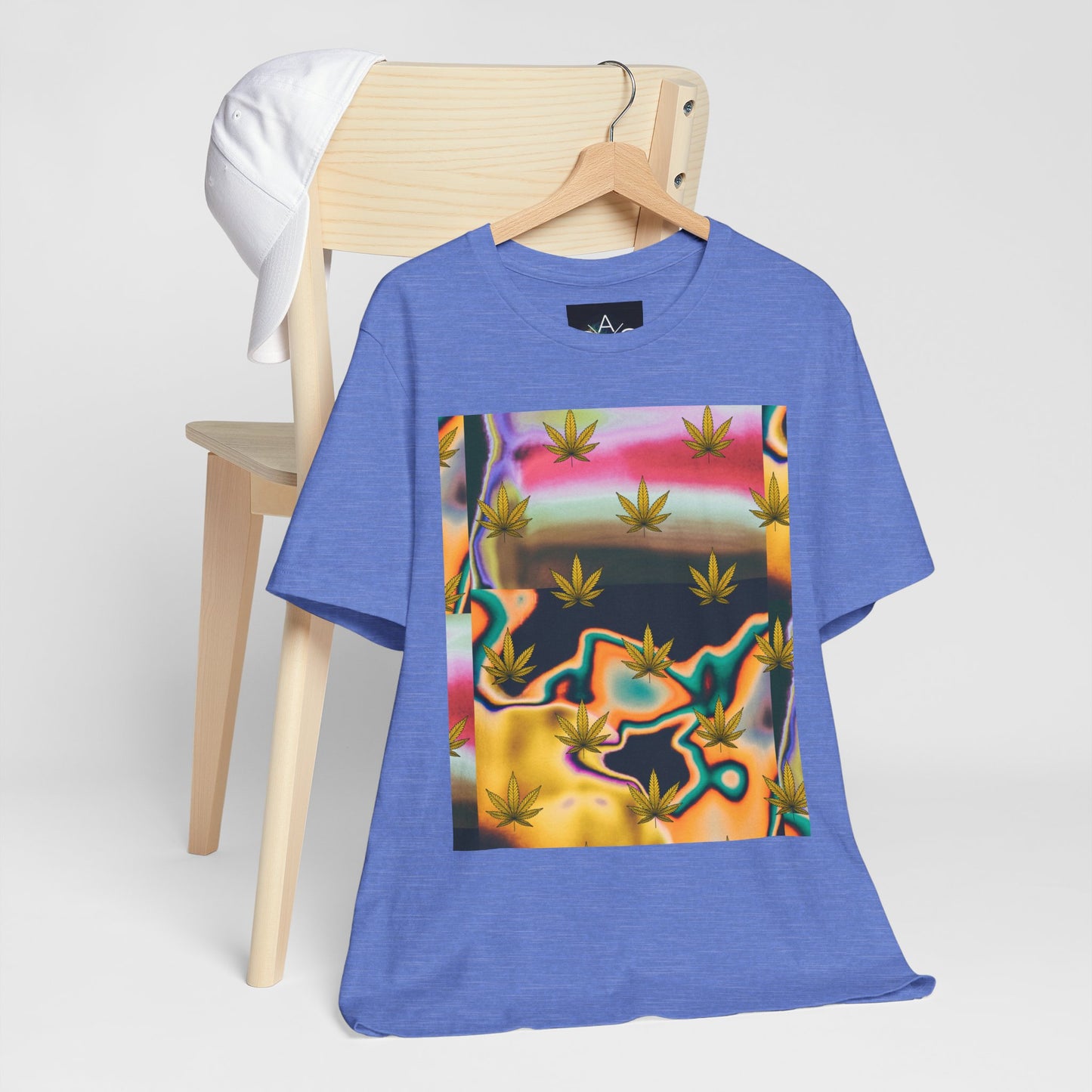 Vibrant Leaf Graphic Tee - Unisex Jersey Short Sleeve T-Shirt