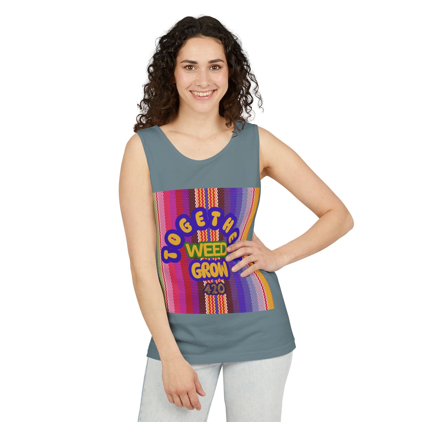 Together We Grow Unisex Tank Top - 420 Celebration Apparel