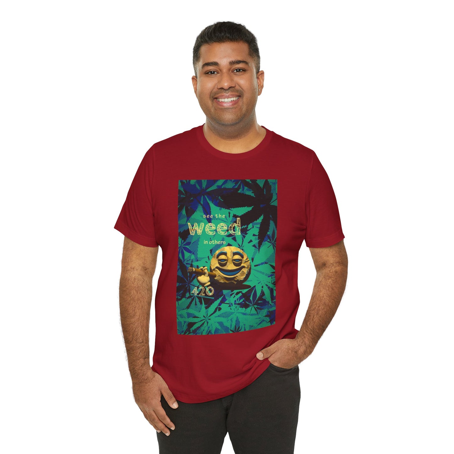 Funny Cannabis Graphic Tee - "See the Weed in Others"