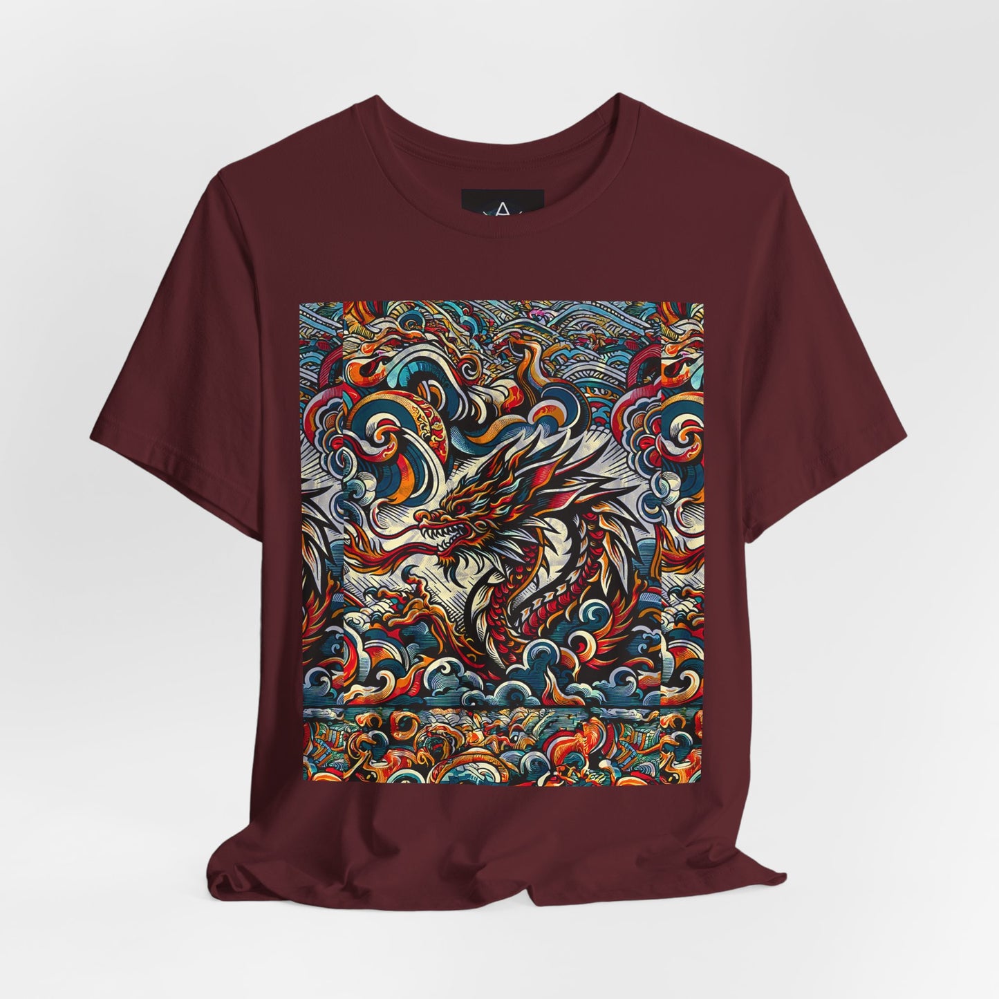 Vibrant Dragon Graphic Tee - Unisex Jersey Short Sleeve Shirt