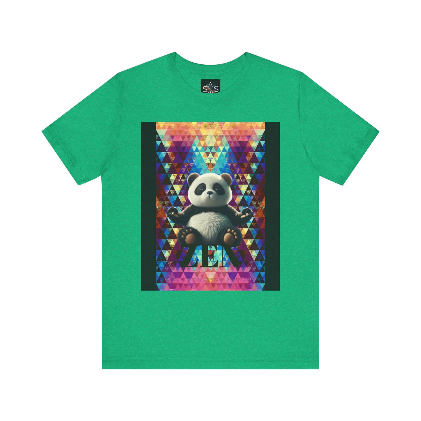 Colorful Panda Graphic Tee - Unisex Jersey Short Sleeve