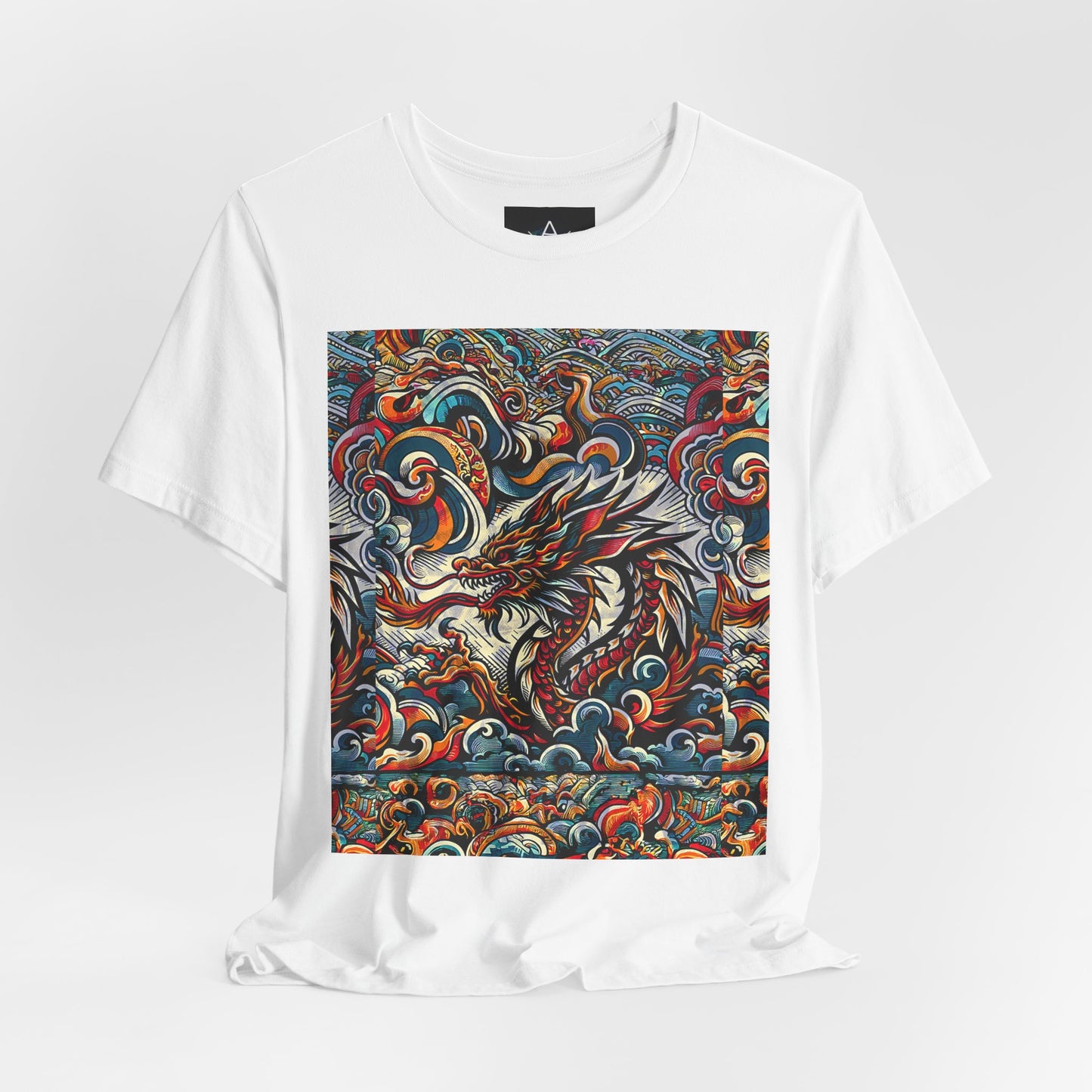 Vibrant Dragon Graphic Tee - Unisex Jersey Short Sleeve Shirt