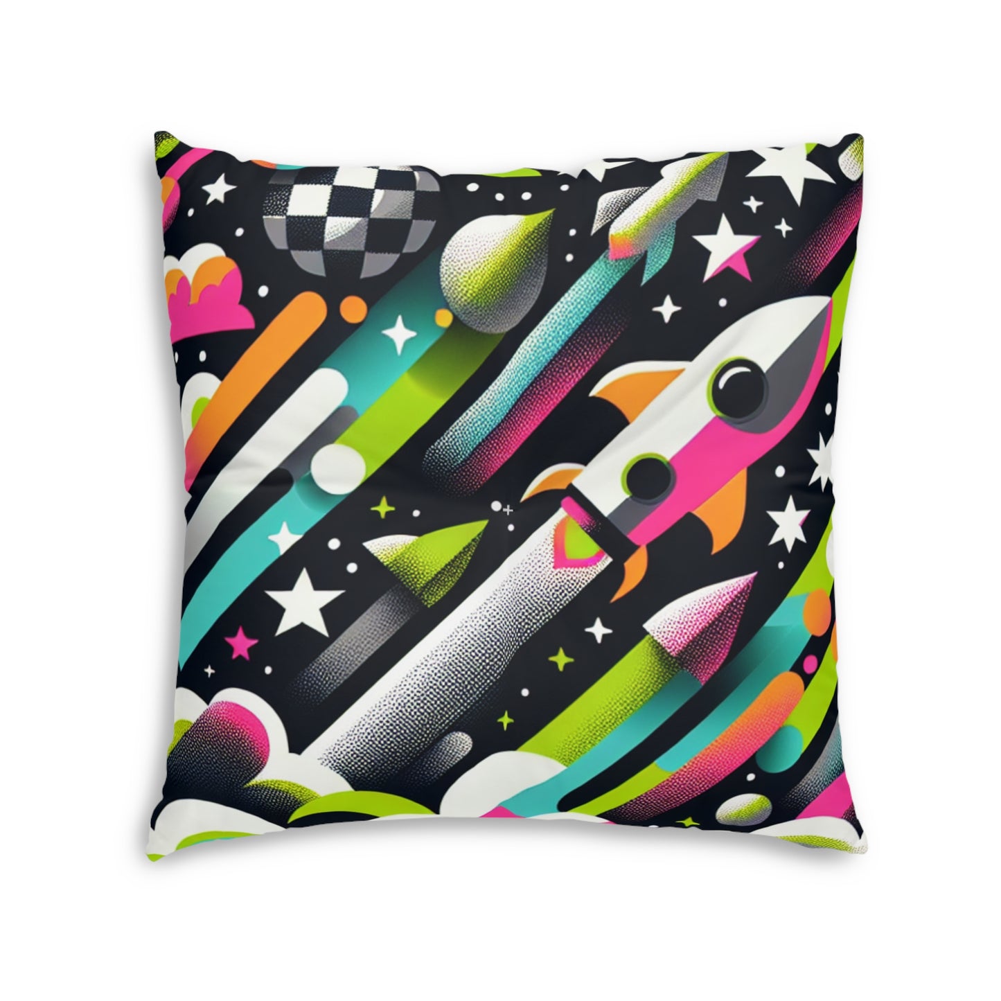 Tufted Floor Pillow, Square