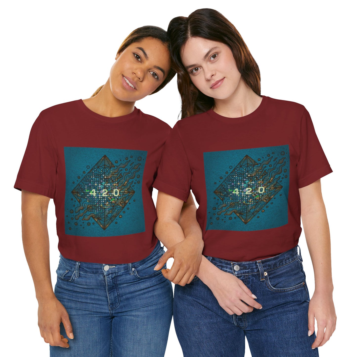 420 Graphic Unisex Jersey Tee - Casual Vibe for Celebrations