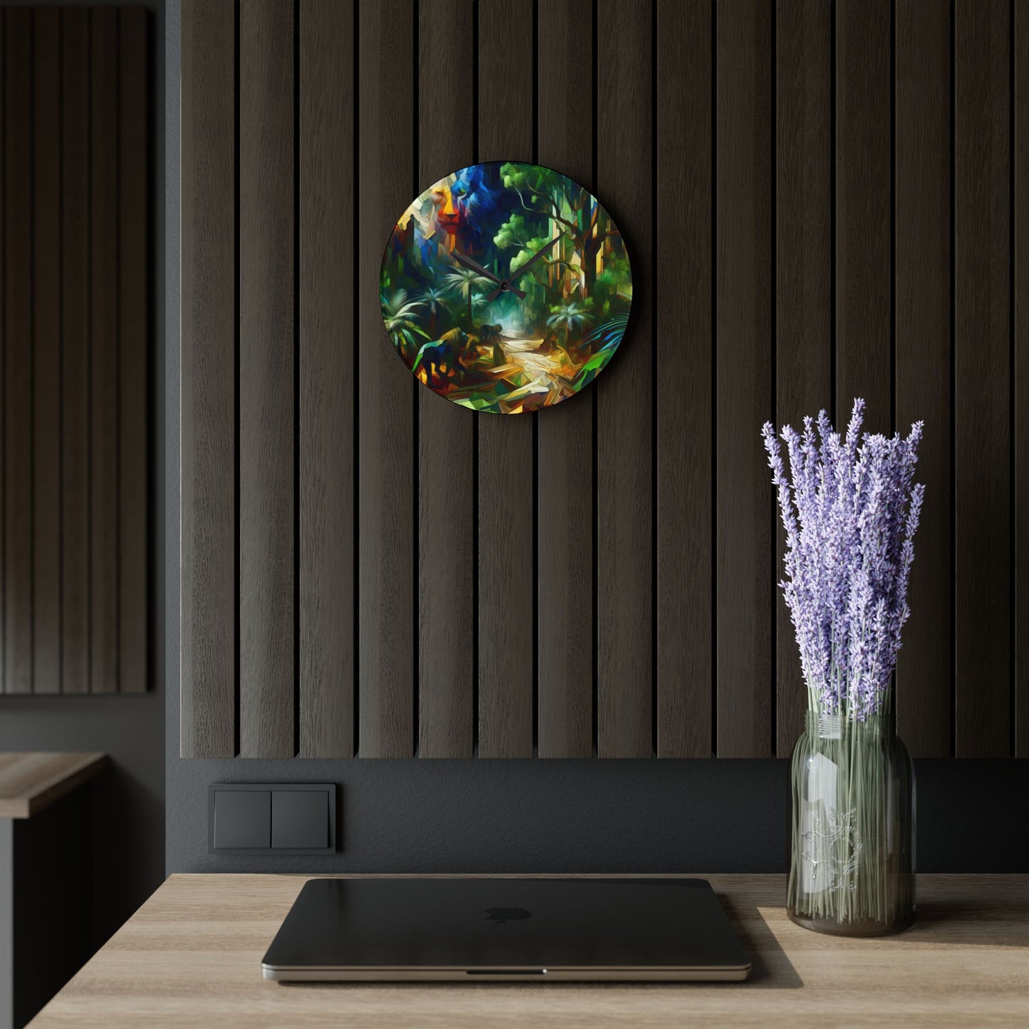 Command Your Time Acrylic Wall Clock