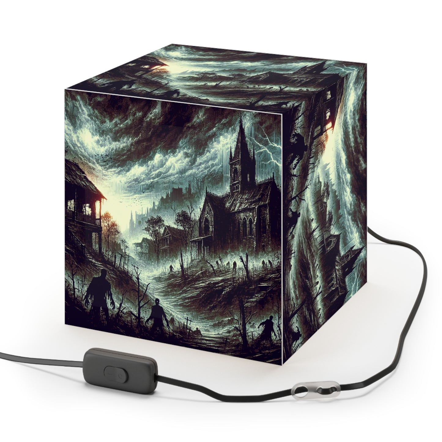 Ghouls Light Cube Lamp
