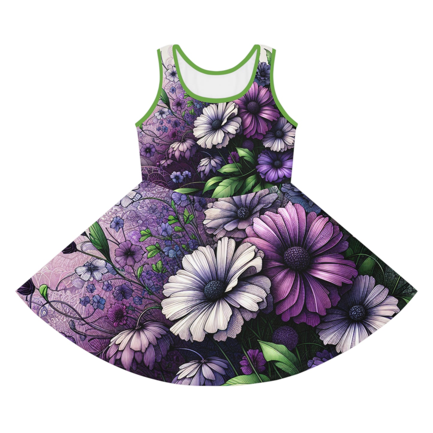 Girls' Sleeveless Sundress (AOP)