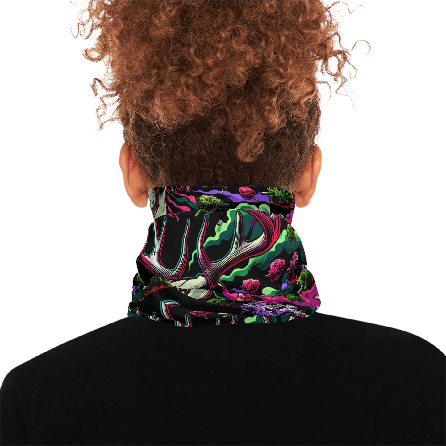 Winter Neck Gaiter With Drawstring