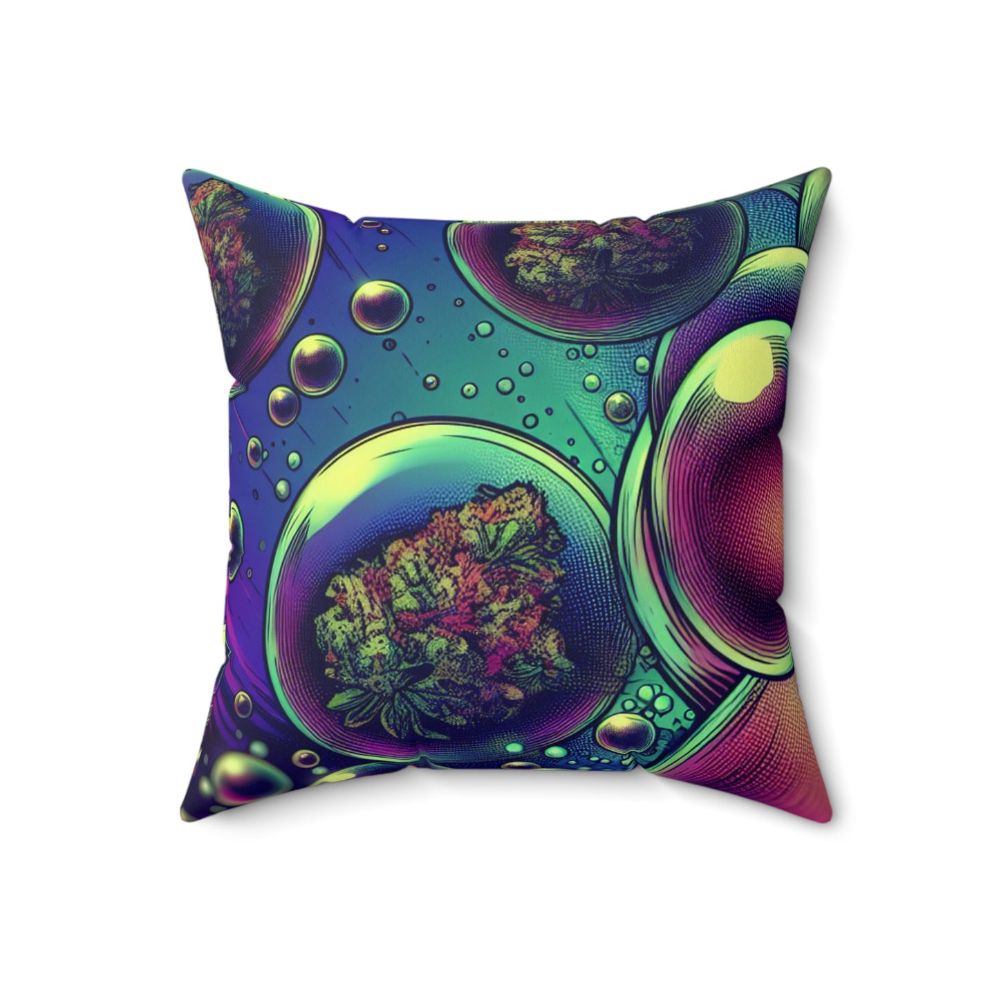 Simple Alluring Style Square Pillow - Bold and Unique Spun Polyester Pillow for Friends and Family