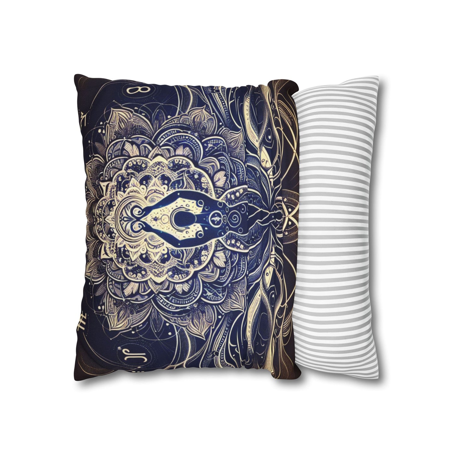 Spun Polyester Square Pillowcase