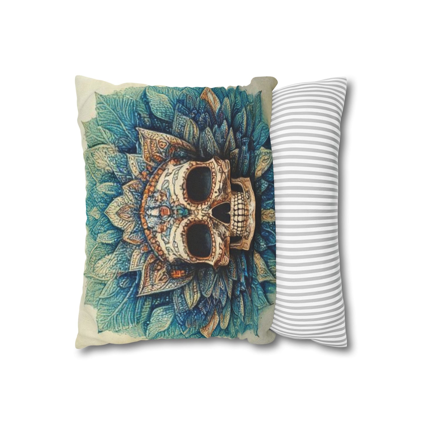 Spun Polyester Square Pillowcase