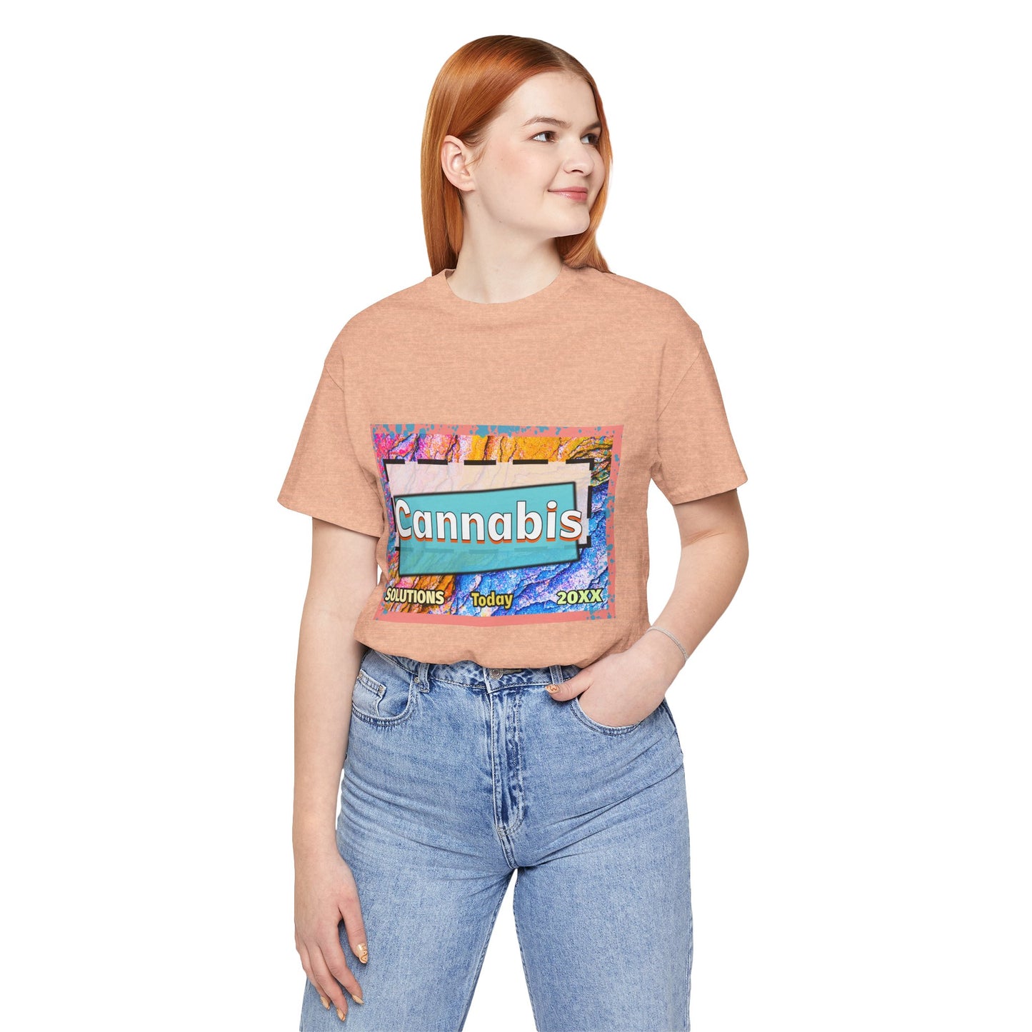 Trendy Cannabis Solutions Tee - Unisex Jersey Short Sleeve T-Shirt