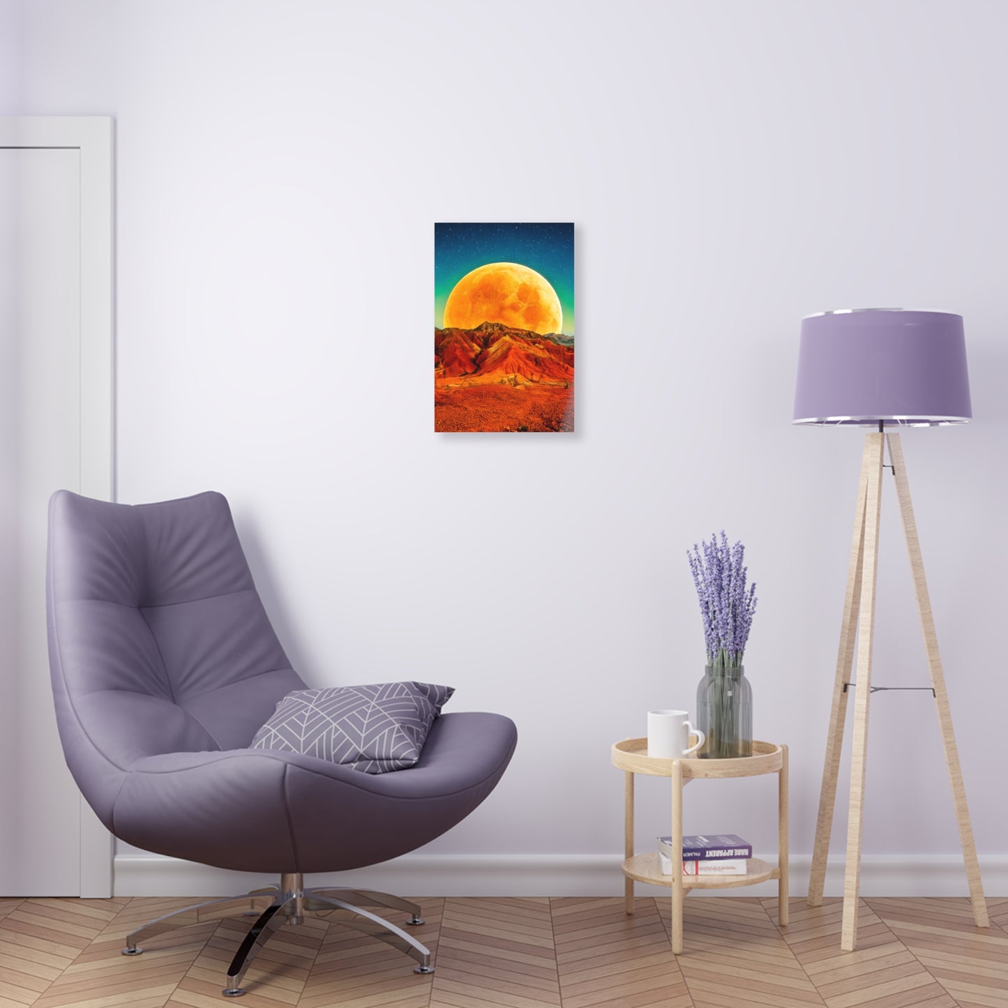 Yellow Planet Acrylic Prints