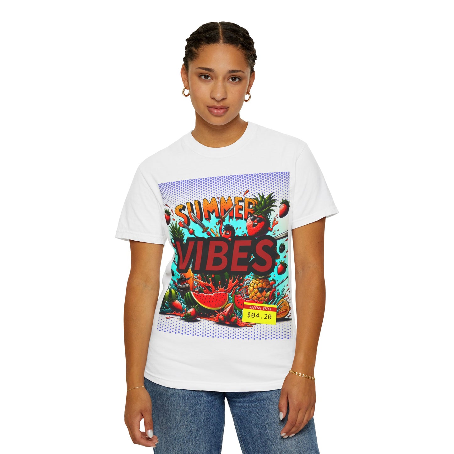 Summer Vibes Unisex Garment-Dyed T-Shirt