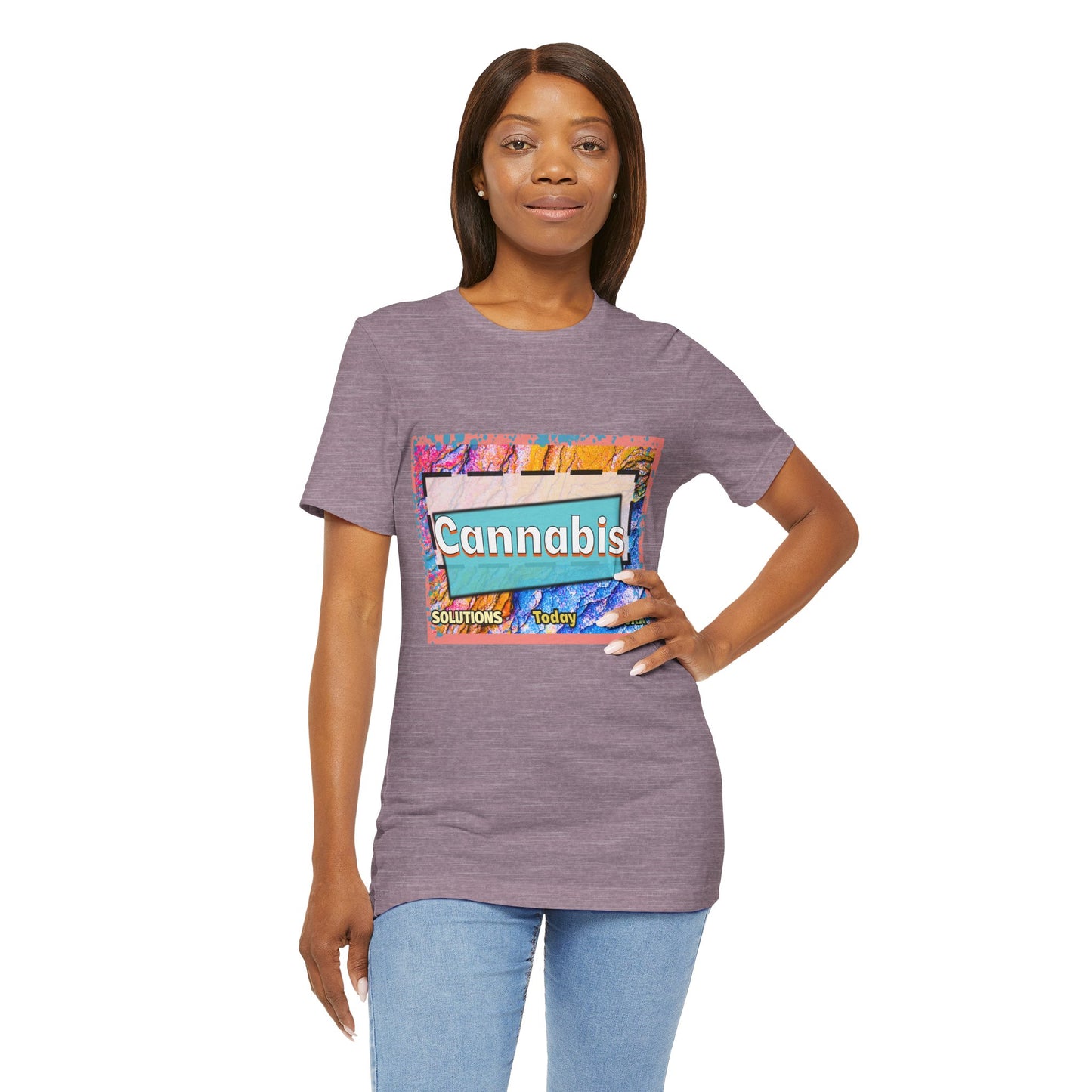 Trendy Cannabis Solutions Tee - Unisex Jersey Short Sleeve T-Shirt