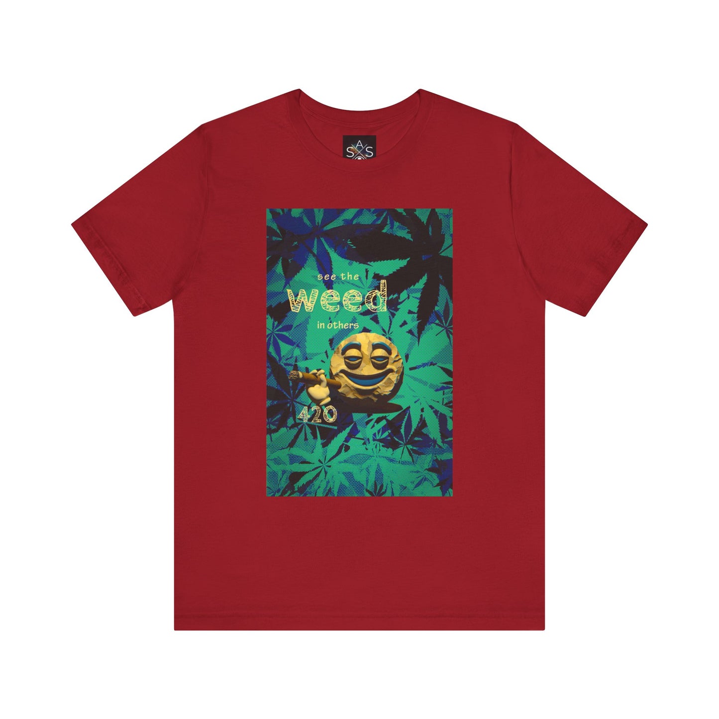 Funny Cannabis Graphic Tee - "See the Weed in Others"