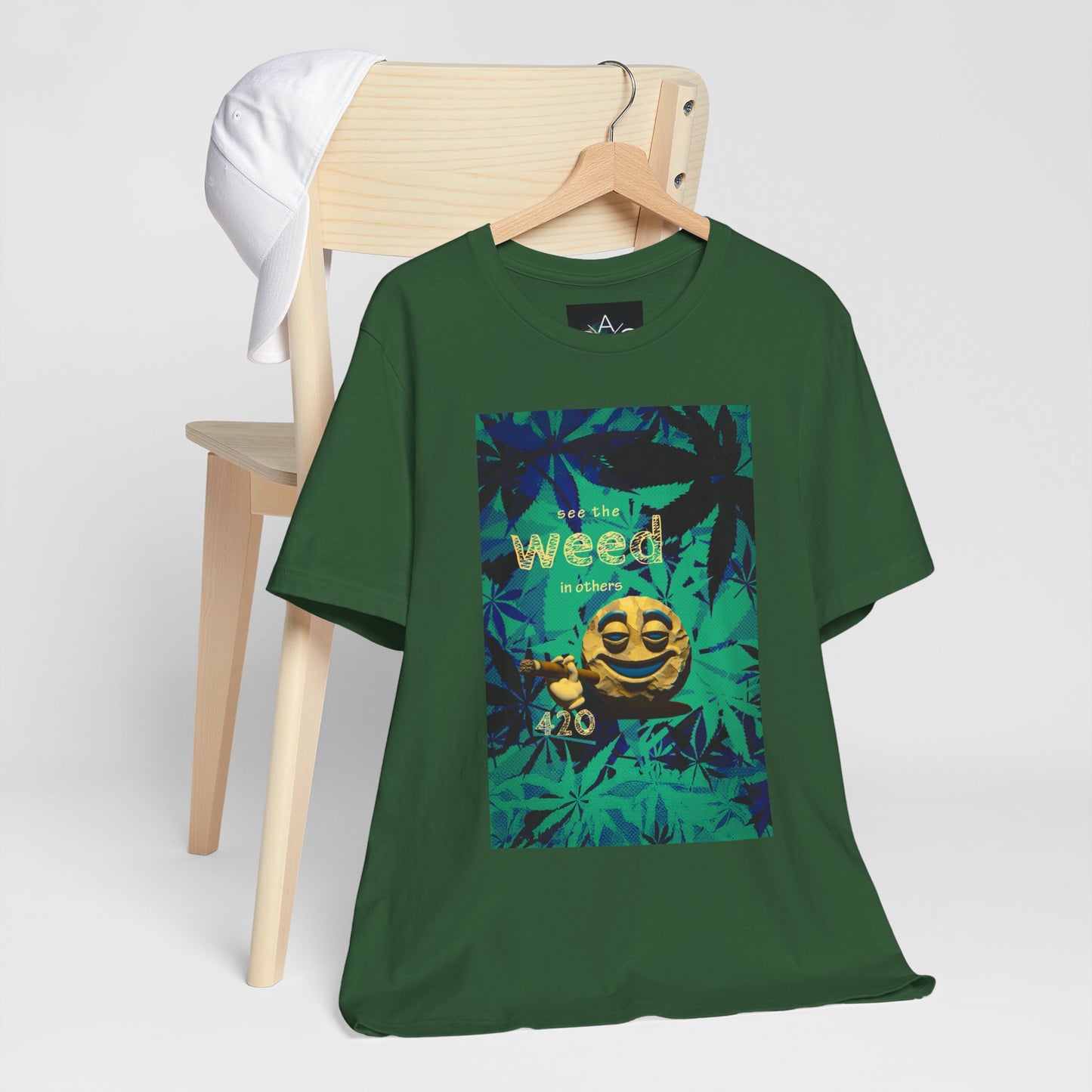 Funny Cannabis Graphic Tee - "See the Weed in Others"