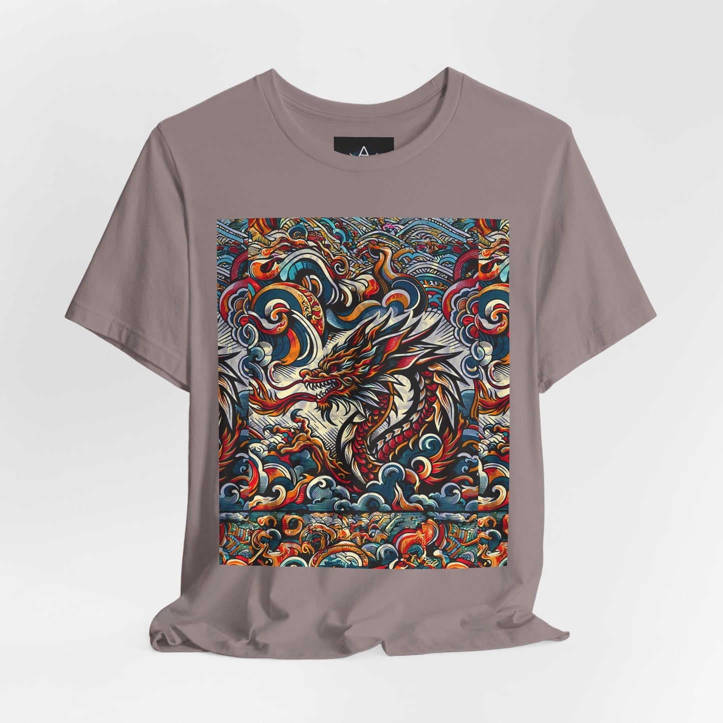 Vibrant Dragon Graphic Tee - Unisex Jersey Short Sleeve Shirt