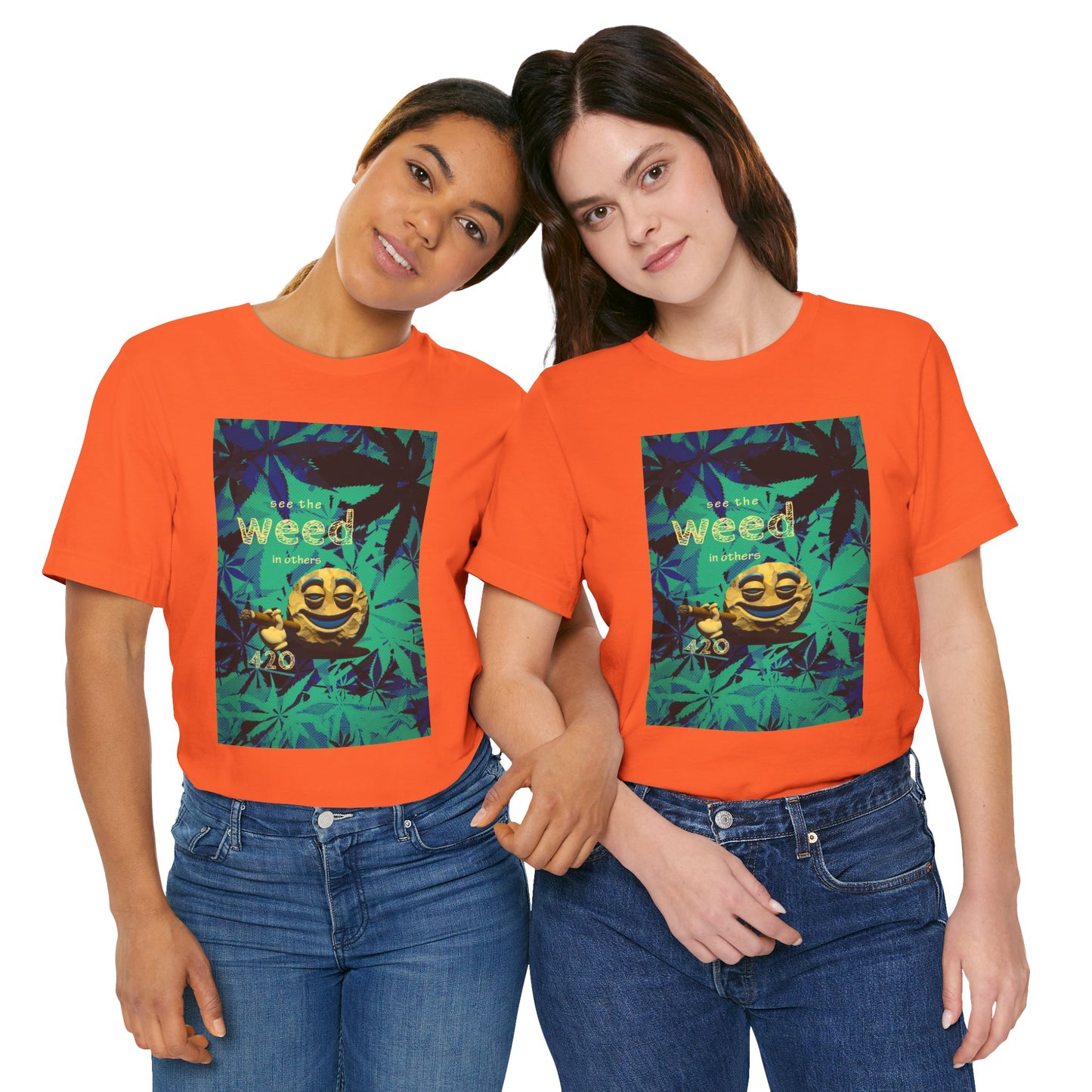 Funny Cannabis Graphic Tee - "See the Weed in Others"