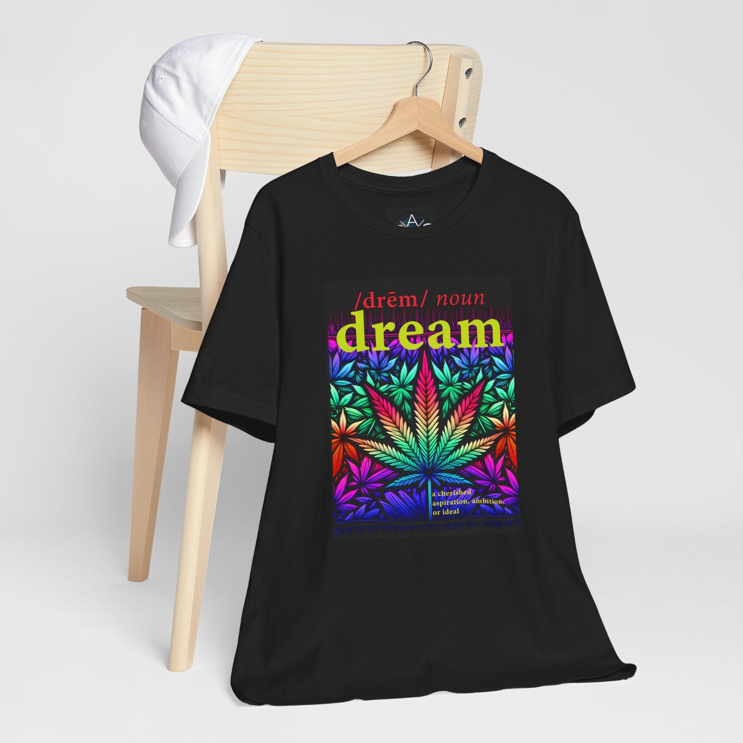 Dream Inspired Unisex Jersey Tee - Vibrant Cannabis Graphic T-Shirt
