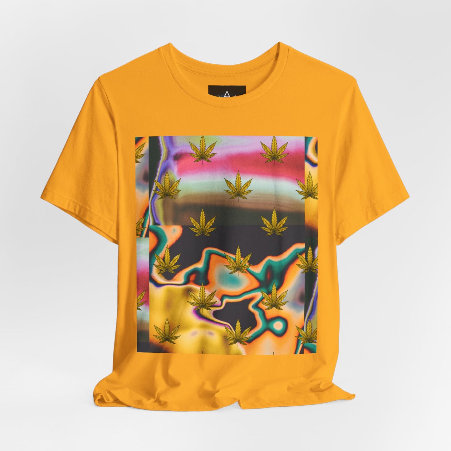 Vibrant Leaf Graphic Tee - Unisex Jersey Short Sleeve T-Shirt