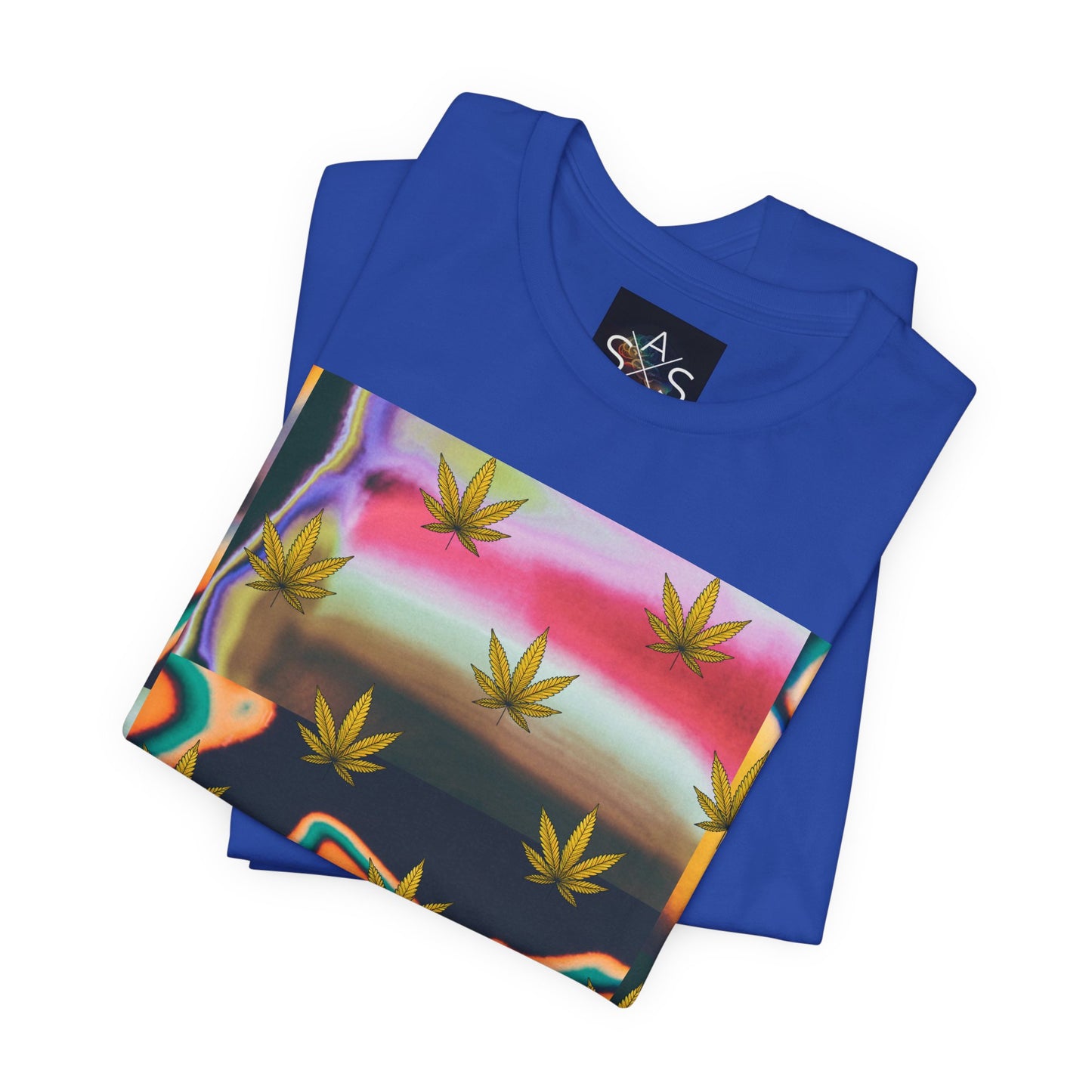 Vibrant Leaf Graphic Tee - Unisex Jersey Short Sleeve T-Shirt