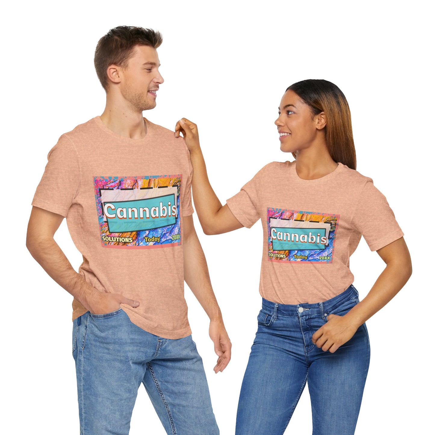 Trendy Cannabis Solutions Tee - Unisex Jersey Short Sleeve T-Shirt