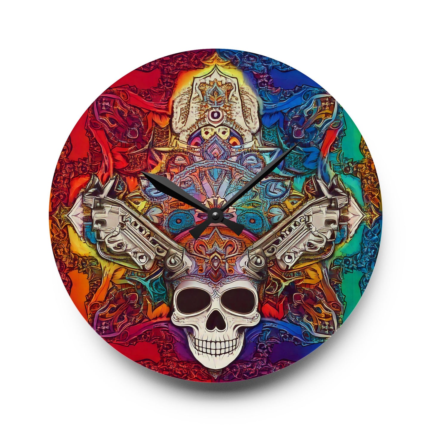 Skull of Wonder Acrylic Wall Clock