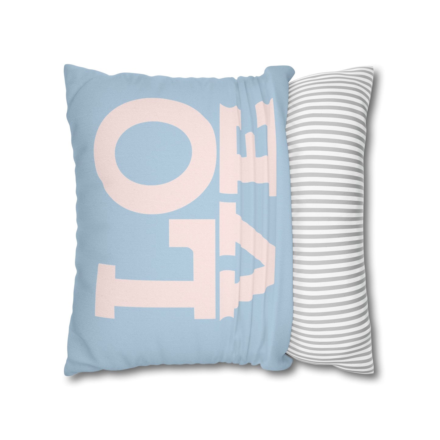Spun Polyester Square Pillowcase