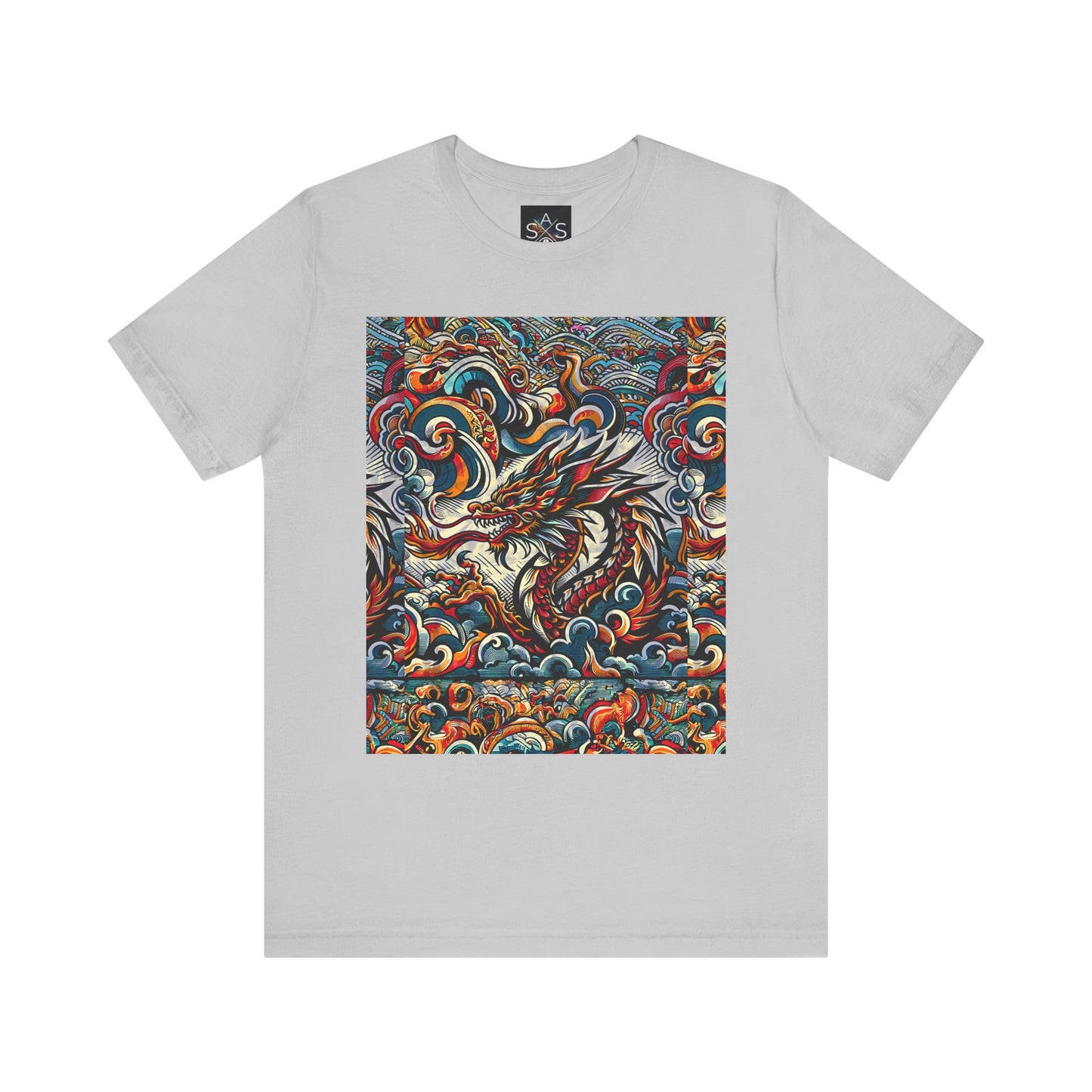 Vibrant Dragon Graphic Tee - Unisex Jersey Short Sleeve Shirt
