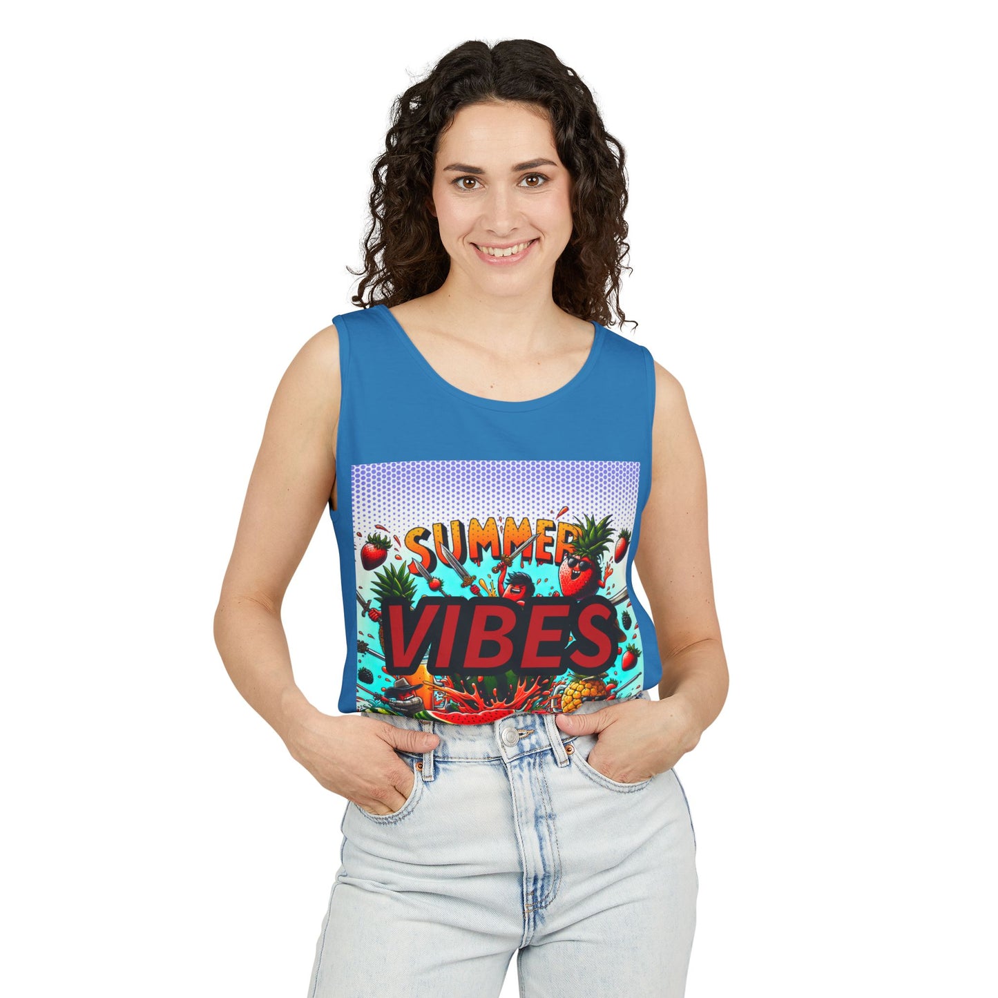 Summer Vibes Unisex Tank Top - Perfect for Beach Days & Festivals
