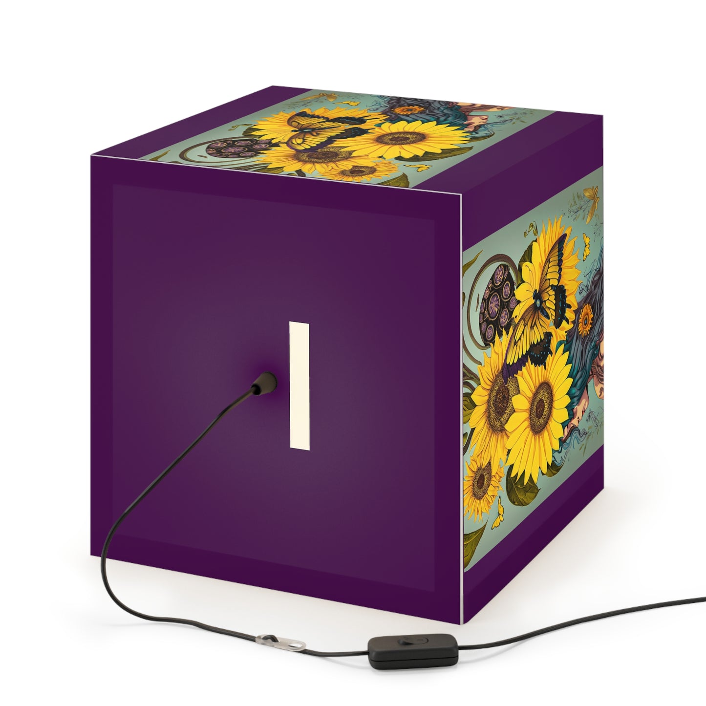 `Les Tournesols' Light Cube Lamp