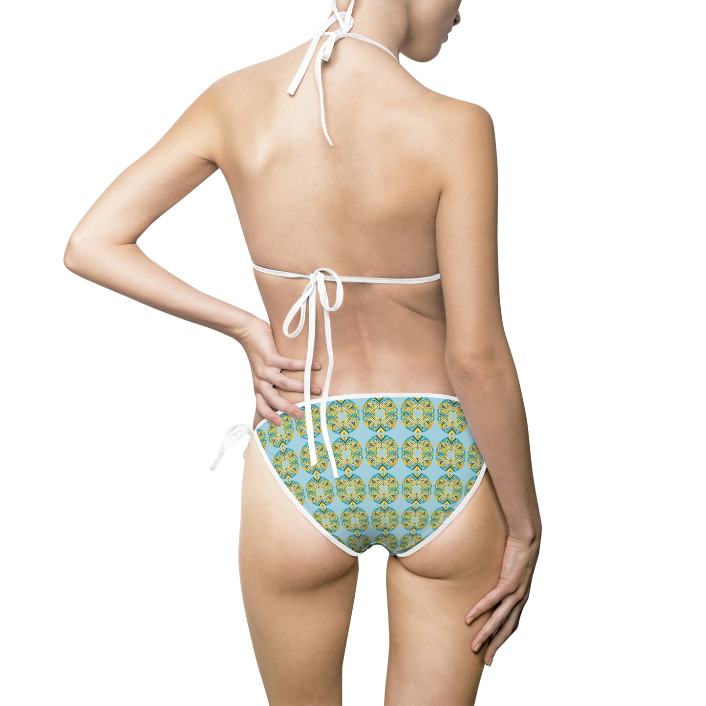 Tropical Print Women's Bikini Swimsuit - Beach Ready Swimwear