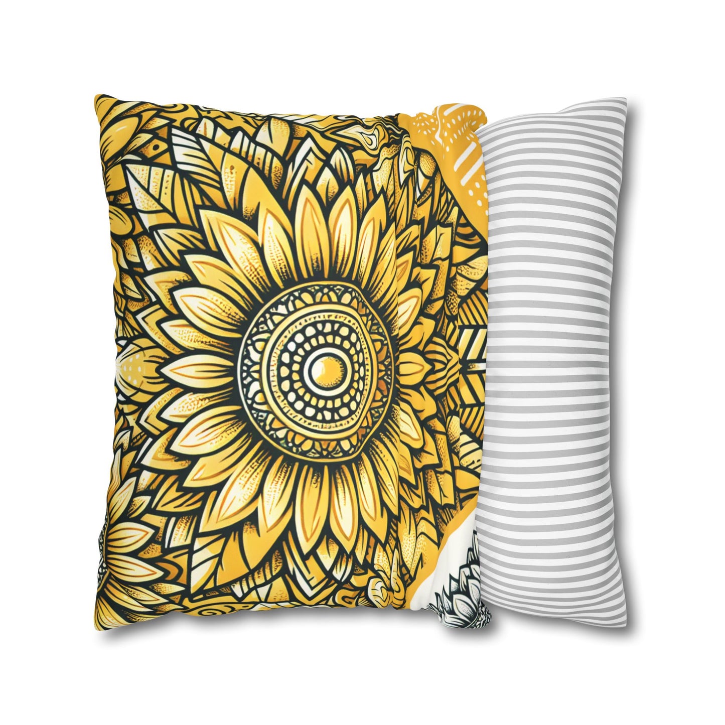 Faux Suede Square Pillowcase