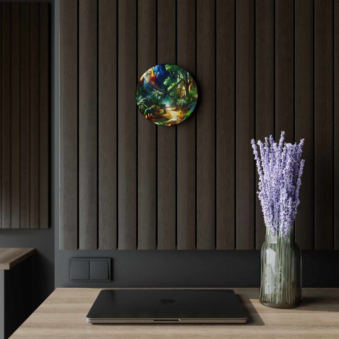 Command Your Time Acrylic Wall Clock
