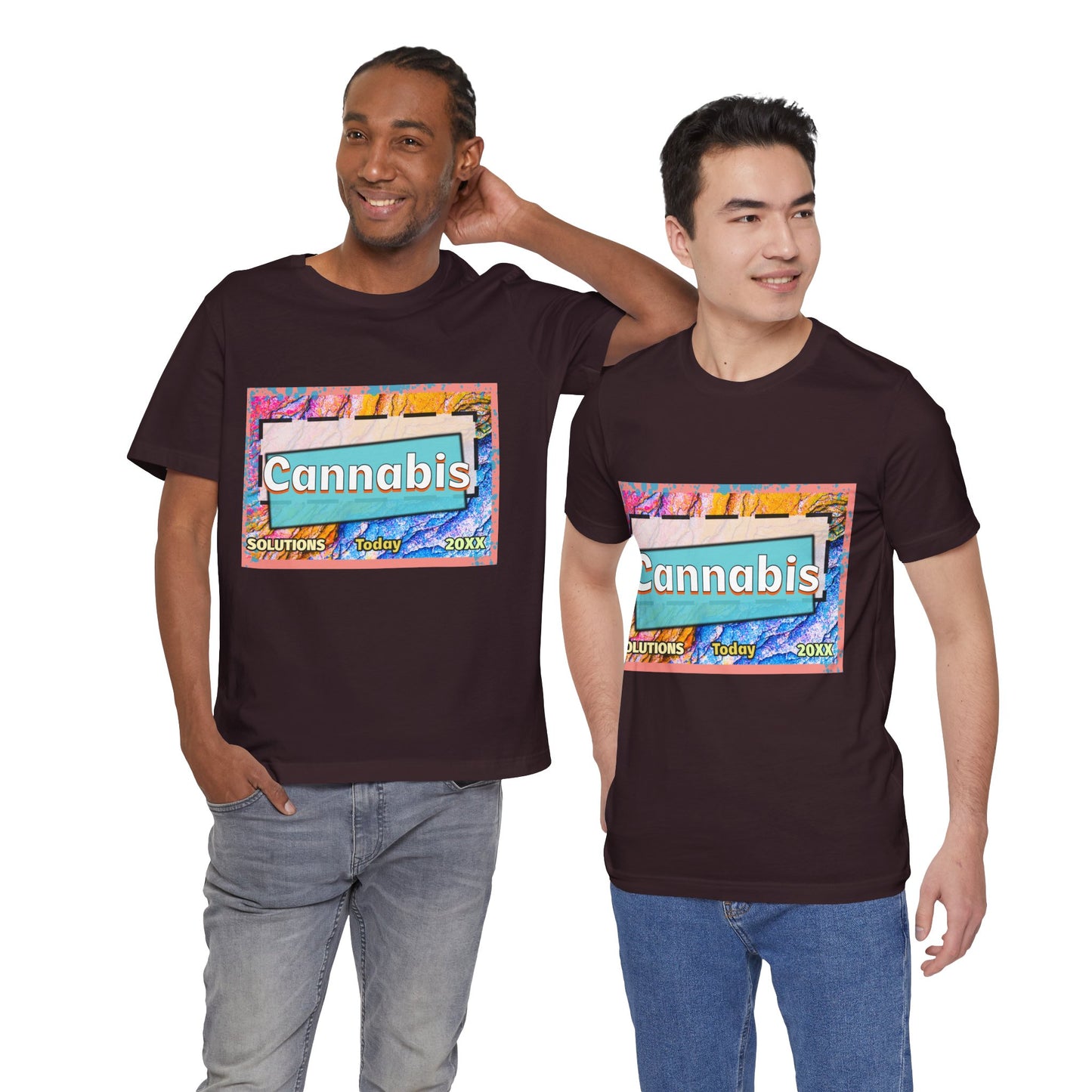 Trendy Cannabis Solutions Tee - Unisex Jersey Short Sleeve T-Shirt