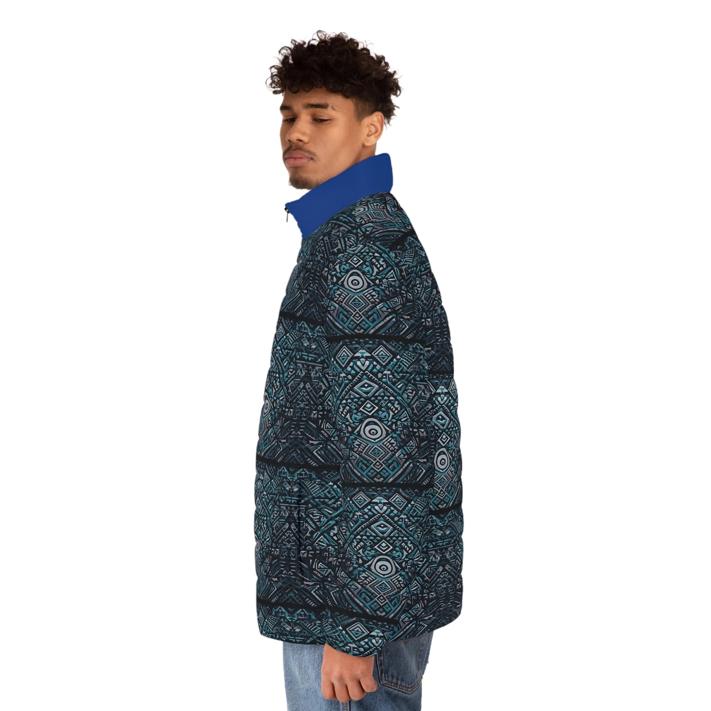 All Weather Men's Puffer Jacket (AOP)