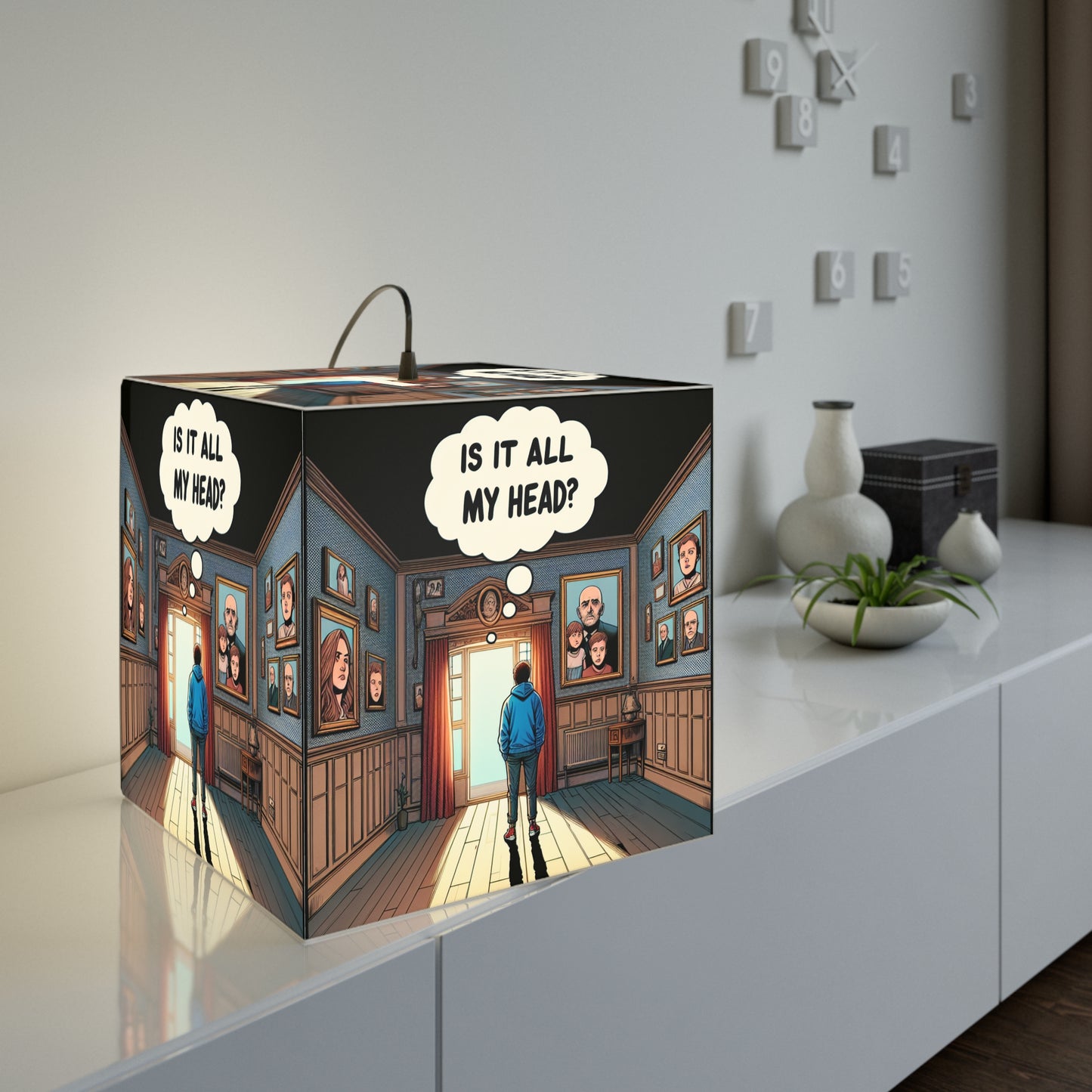 Growing Light Cube Lamp
