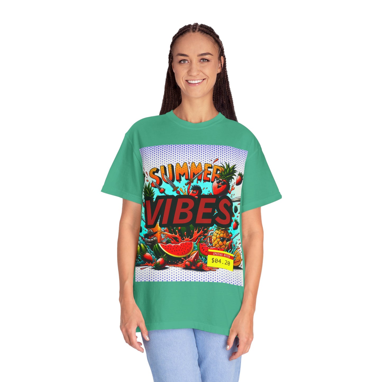 Summer Vibes Unisex Garment-Dyed T-Shirt