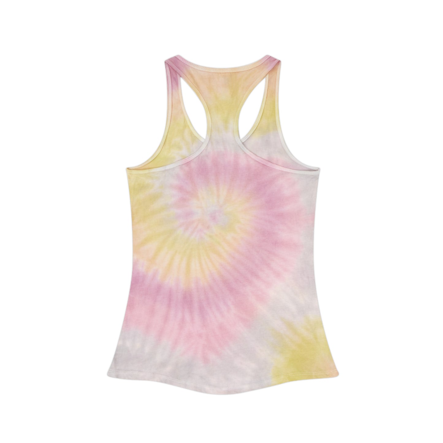 Tie Dye Cannabis Racerback Tank Top - Summer Vibes & Chill Style
