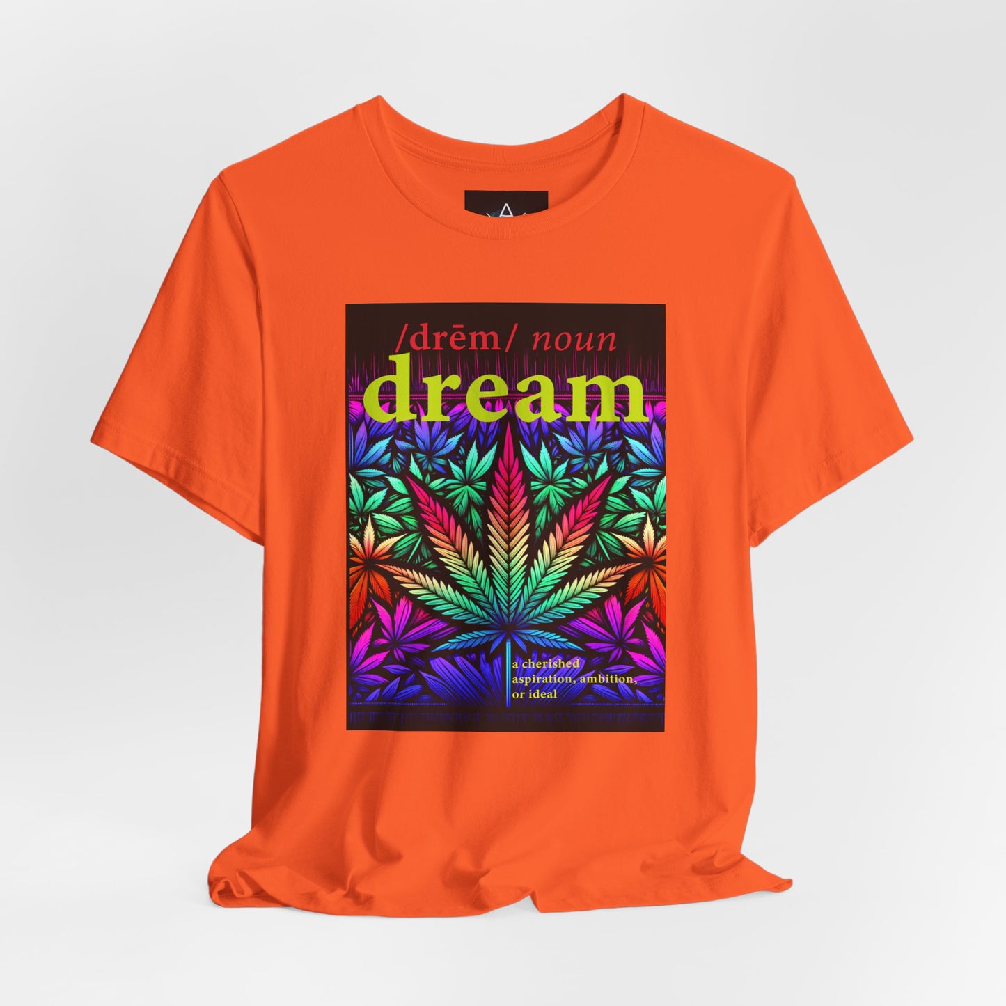 Dream Inspired Unisex Jersey Tee - Vibrant Cannabis Graphic T-Shirt