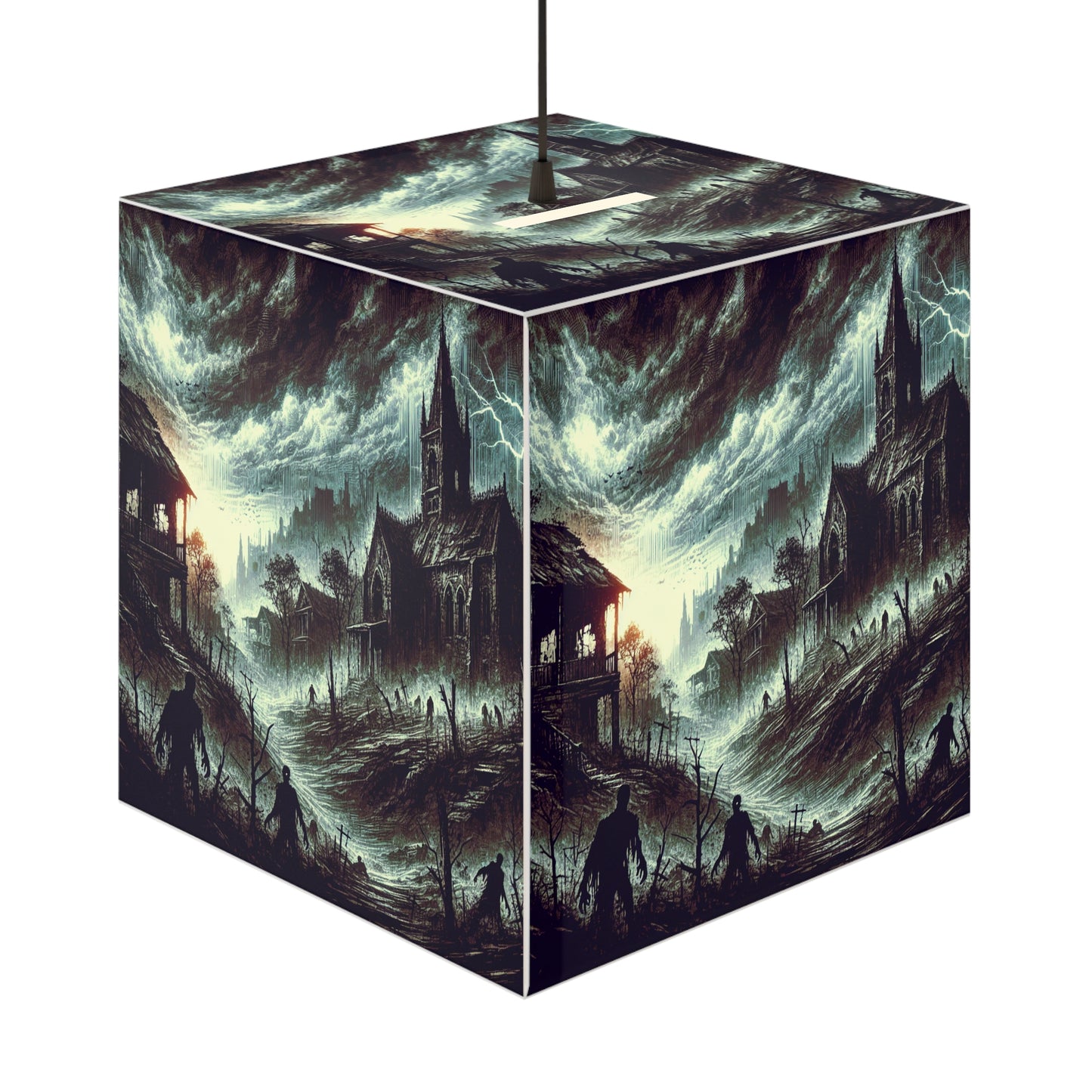 Ghouls Light Cube Lamp