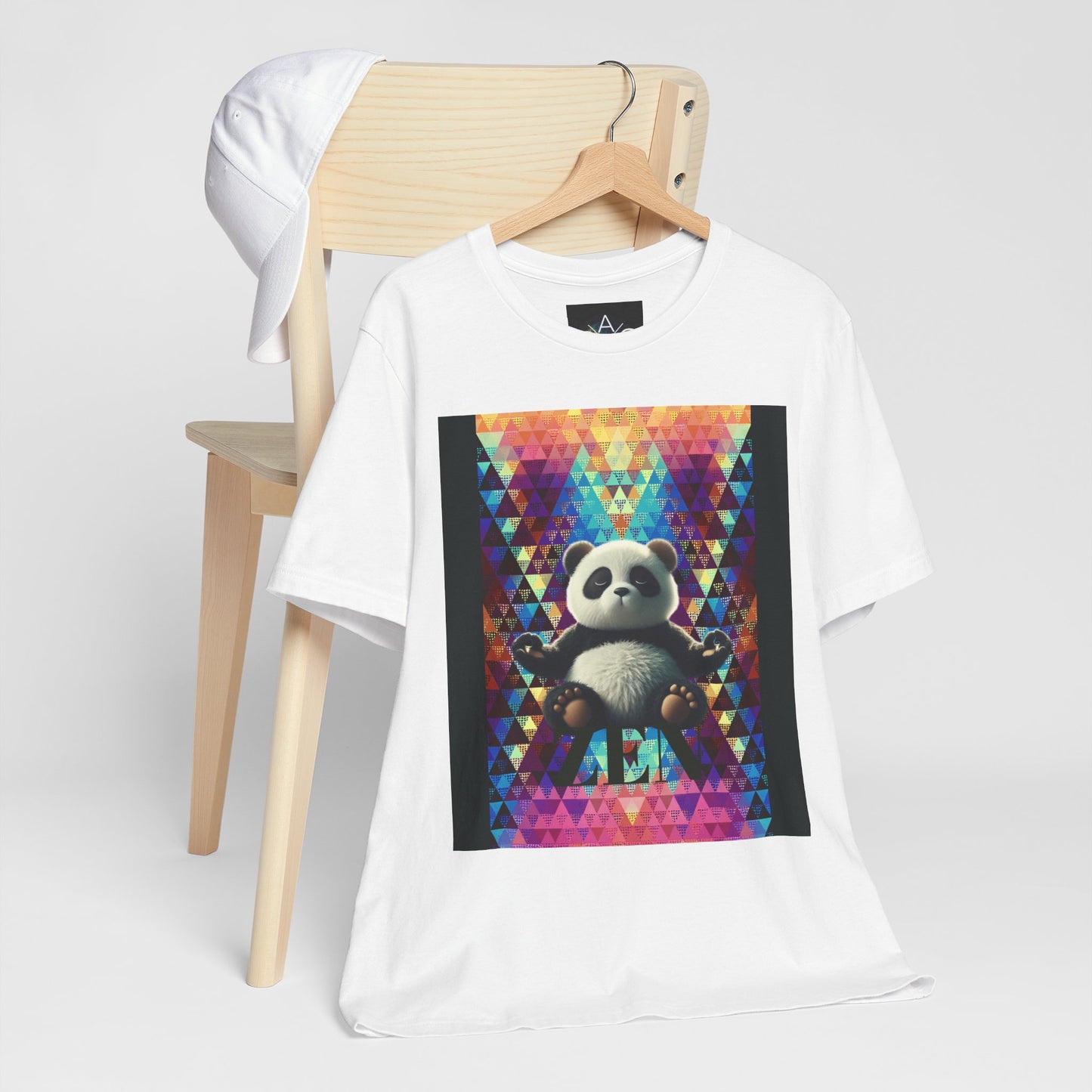 Colorful Panda Graphic Tee - Unisex Jersey Short Sleeve