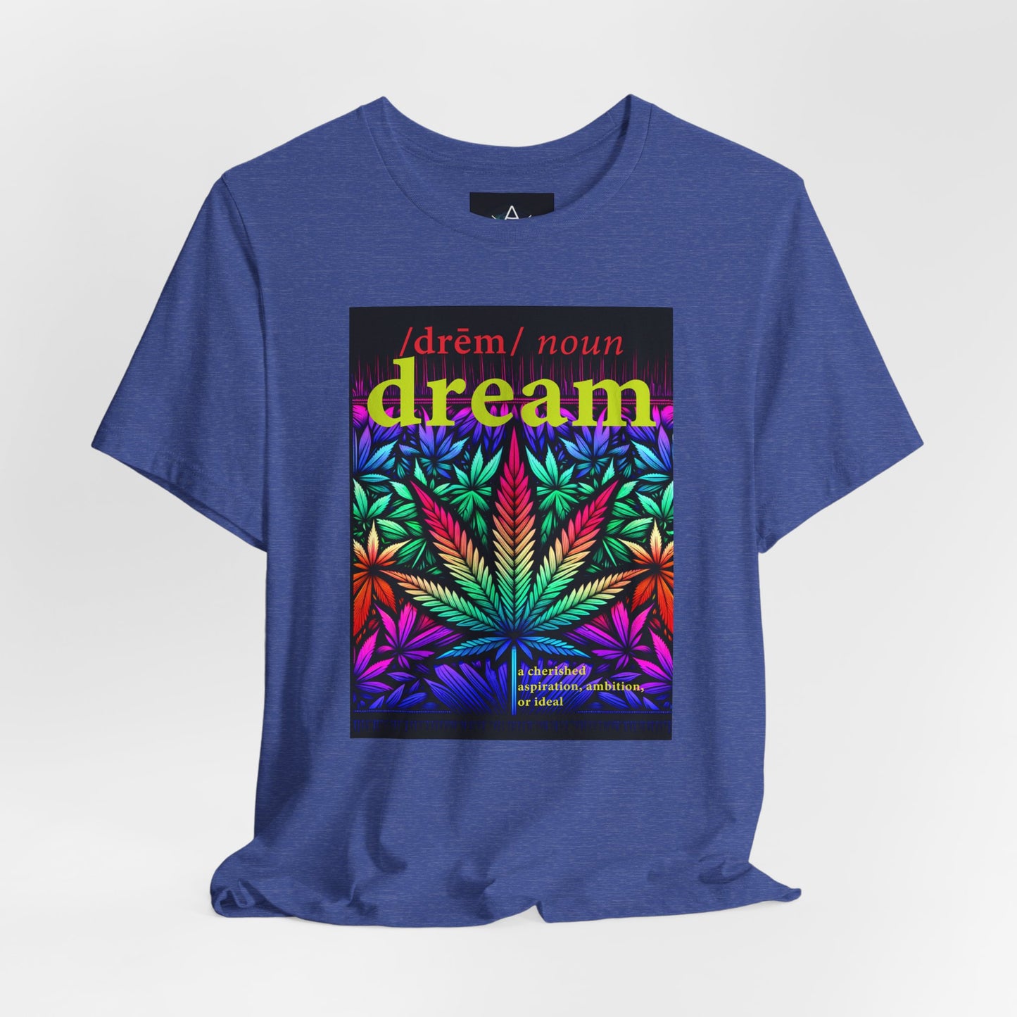 Dream Inspired Unisex Jersey Tee - Vibrant Cannabis Graphic T-Shirt