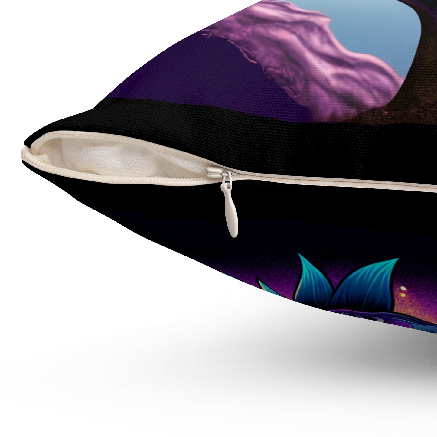 Spun Polyester Square Pillow
