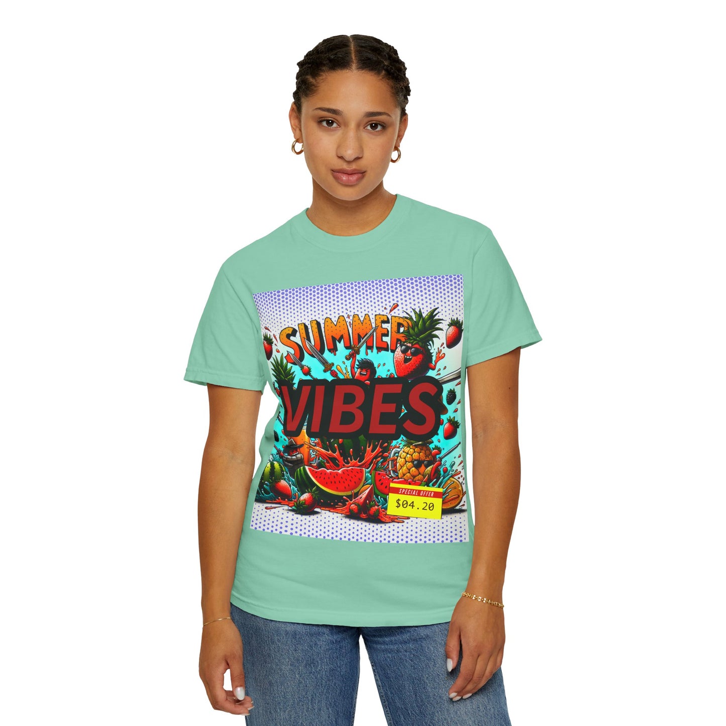 Summer Vibes Unisex Garment-Dyed T-Shirt