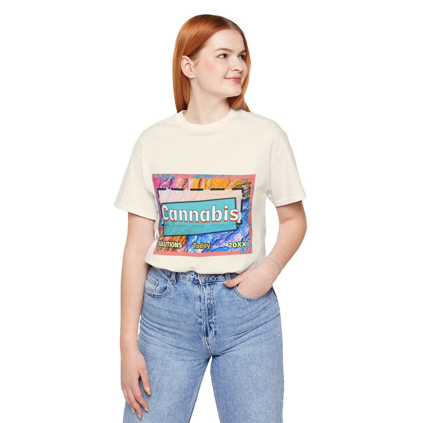 Trendy Cannabis Solutions Tee - Unisex Jersey Short Sleeve T-Shirt