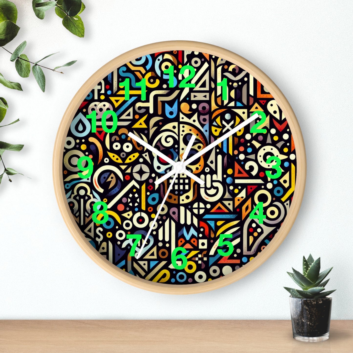 Rock Around Wall Clock