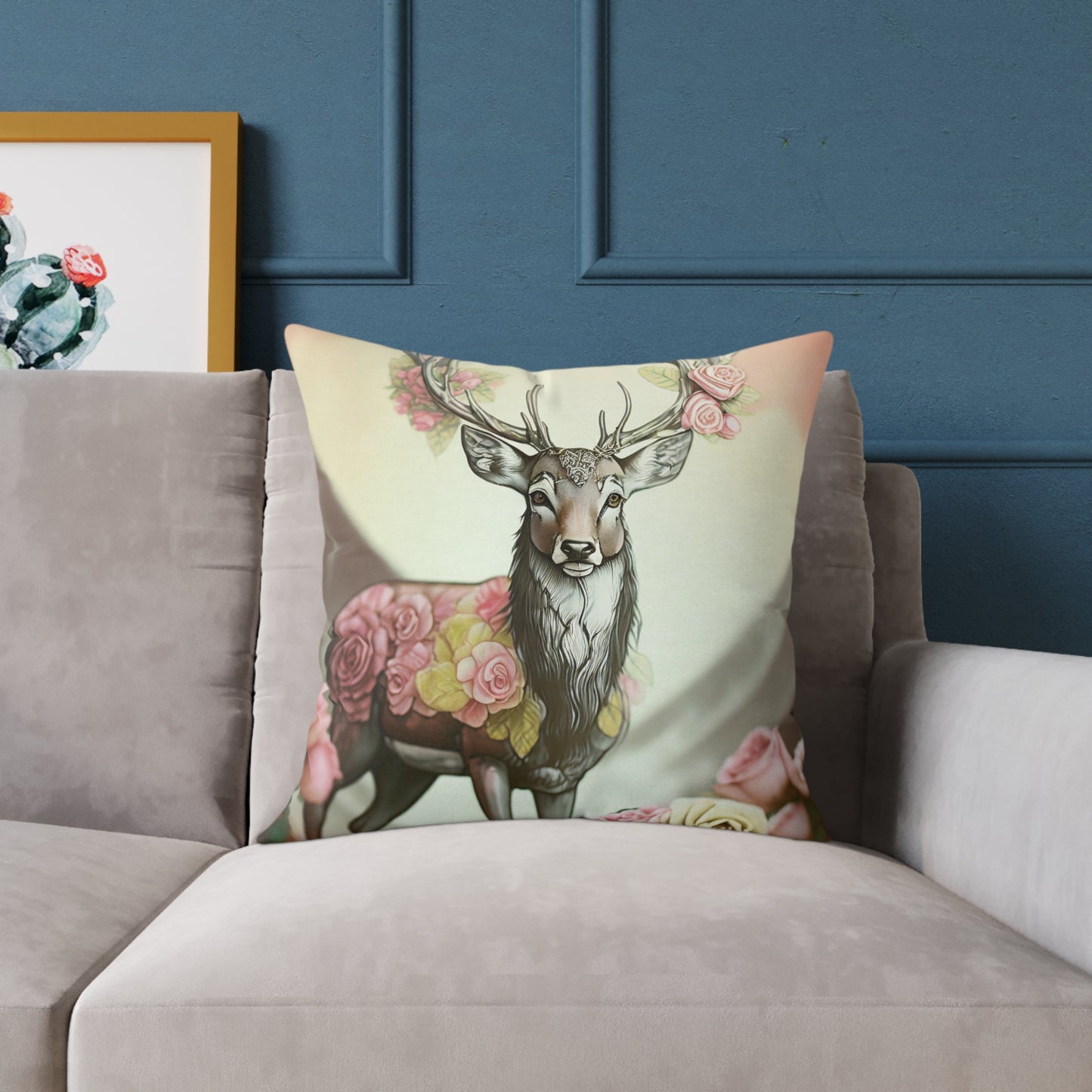 Love Her Square Poly Canvas Pillow